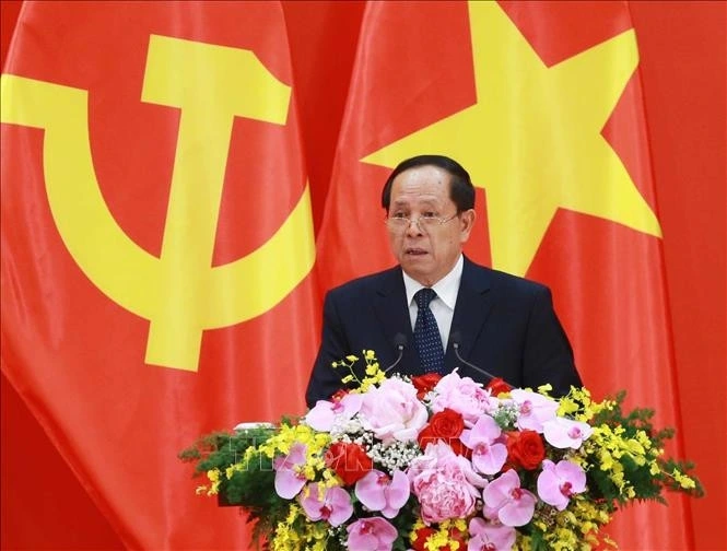 Đại sứ Nguyễn Văn Thơ - Phó Chủ tịch Hội hữu nghị Việt - Trung, nguyên Thứ trưởng Bộ Ngoại giao. (Ảnh: TTXVN)