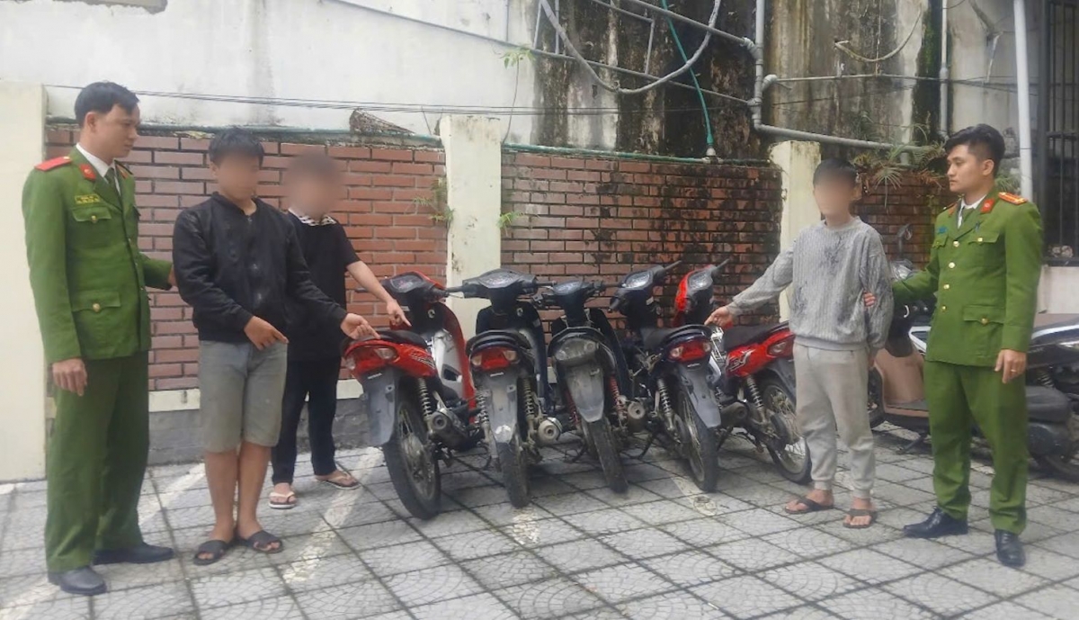 Nhóm đối tượng trộm cắp xe máy