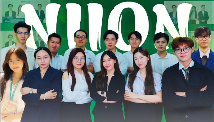 Nhóm sinh viên thực hiện dự án (ảnh:NVCC)