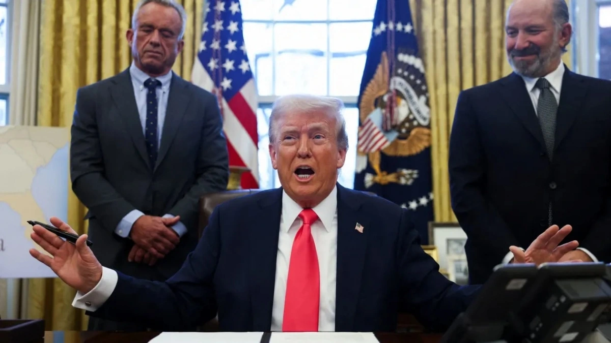 Tổng thống Mỹ Trump. Ảnh: CNBC