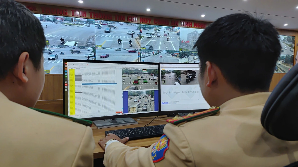 Trung tâm xử lý và nhận diện các trường hợp vi phạm. Ảnh: BNA