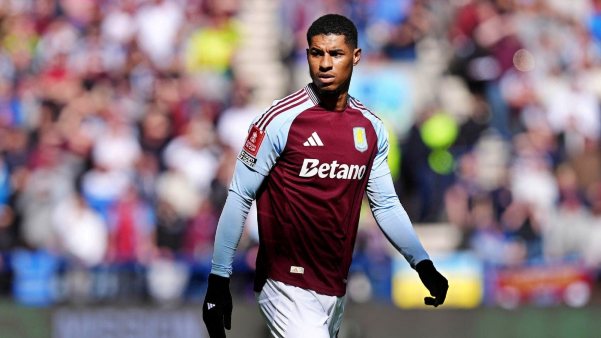 Marcus Rashford tỏa sáng giúp Aston Villa vào bán kết FA Cup 2024/2025. (Ảnh: Getty)
