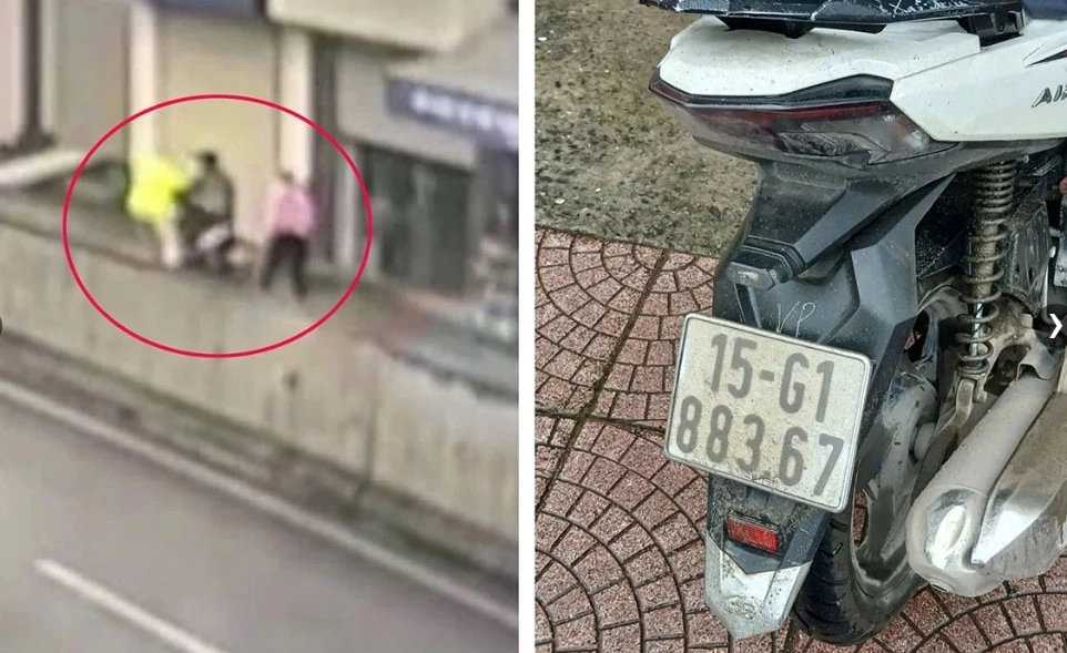 Hiện trường và phương tiện liên quan.