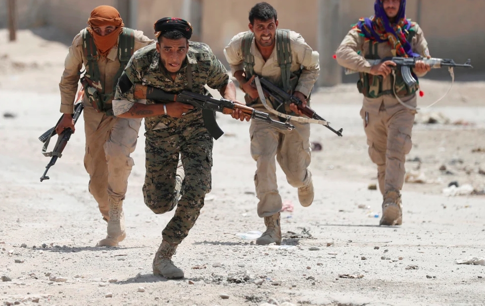 Binh sĩ người Kurd. Ảnh: Reuters