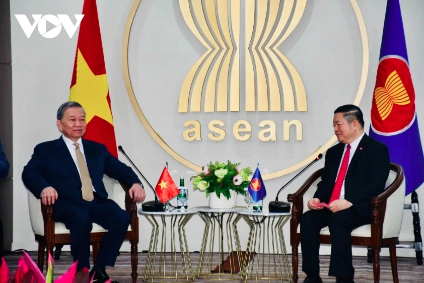 Tổng Thư ký ASEAN, Tiến sĩ Kao Kim Hourn tiếp Tổng Bí thư Tô Lâm