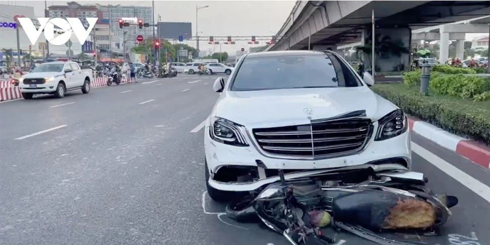 Hiện trường vụ việc. Ảnh: Hoàng Minh/VOV-TP.HCM