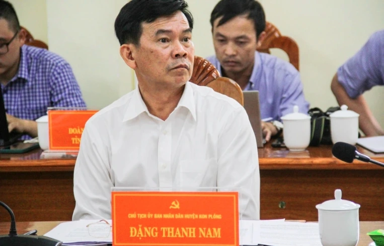 Ông Đặng Thanh Nam, cựu Chủ tịch UBND huyện Kon Plông. Ảnh: LK.