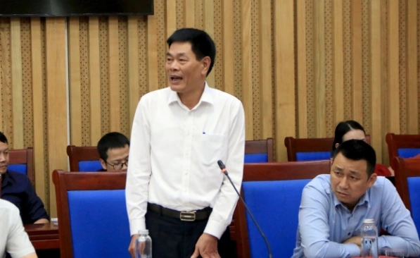 Ông Tăng Văn Luyện, Chủ tịch UBND huyện Diễn Châu, Nghệ An. Ảnh: Tiến Đông
