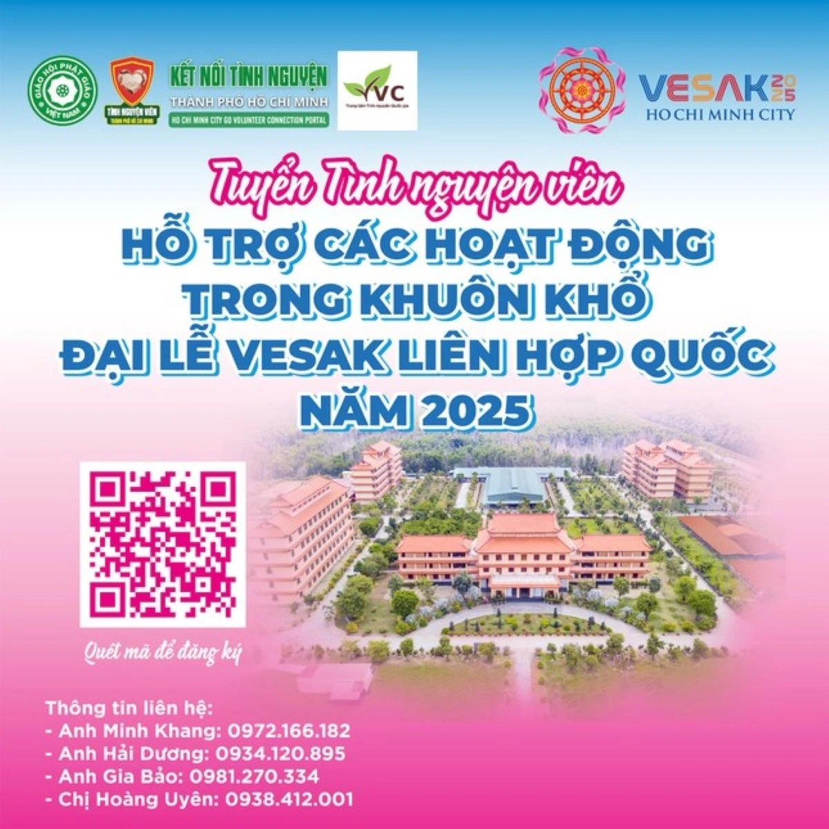 Đại lễ Vesak Liên Hợp Quốc 2025 là sự kiện quốc tế quan trọng được tổ chức tại TP.HCM, từ ngày 3/5 đến ngày 9/5, do Giáo hội Phật giáo Việt Nam đăng cai tổ chức