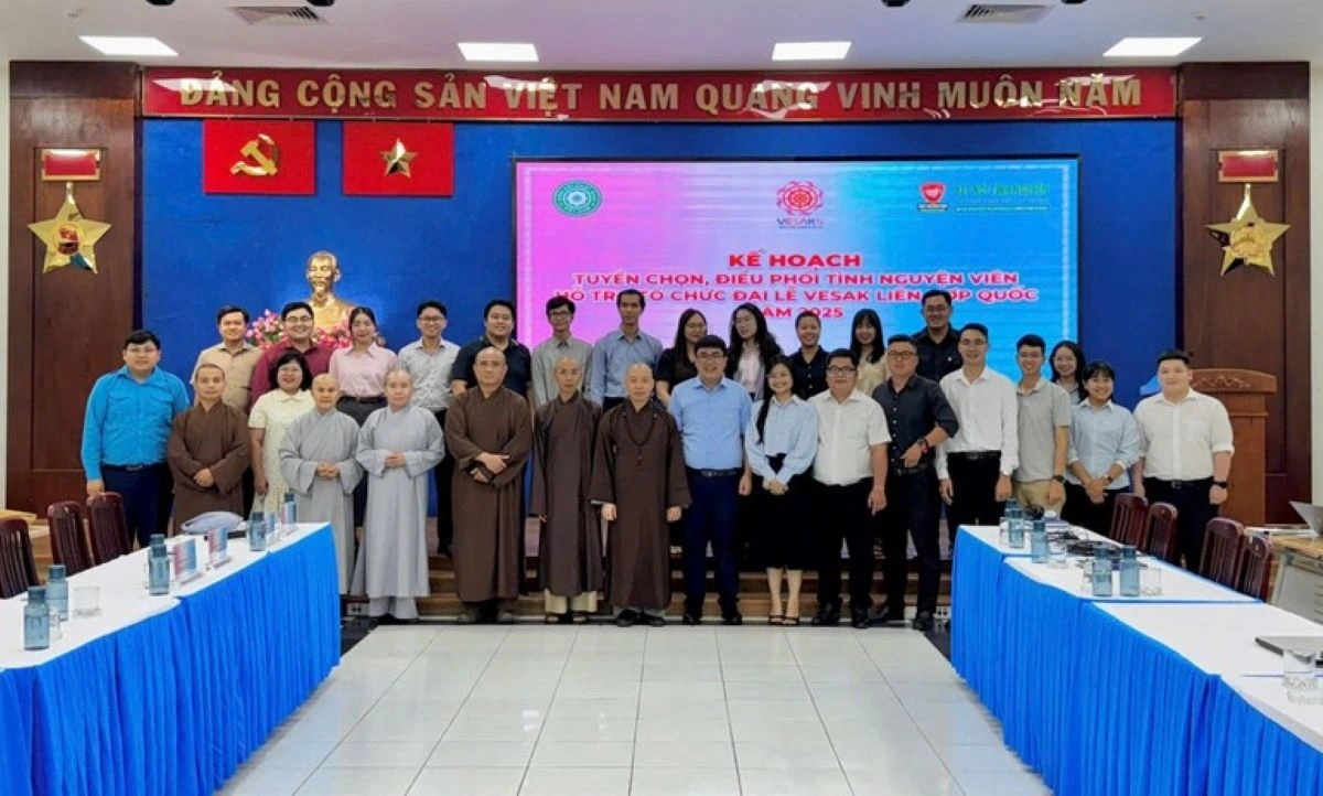 Ban Điều phối tình nguyện viên Đại lễ Vesak Liên Hợp Quốc 2025 thống nhất kế hoạch tuyển chọn tình nguyện viên