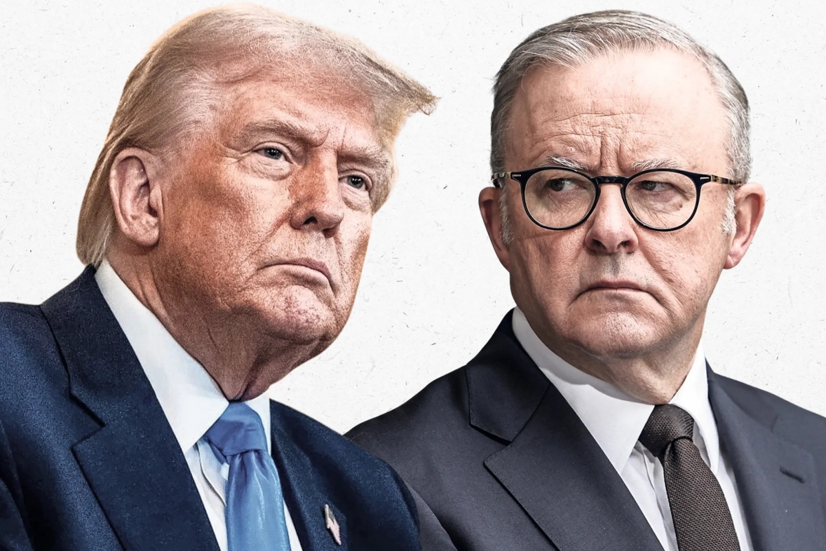 Tổng thống Mỹ Donald Trump (trái) và Thủ tướng Australia Anthony Albanese. Ảnh: Marija Ercegovac