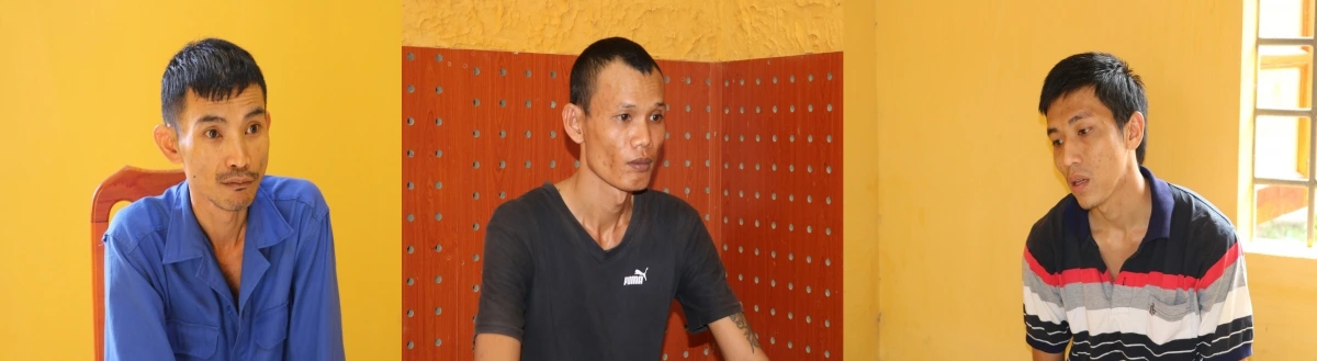Trần Xuân Trọng, Trần Văn Hoàng, Trần Thái Bảo (trừ trái sang)