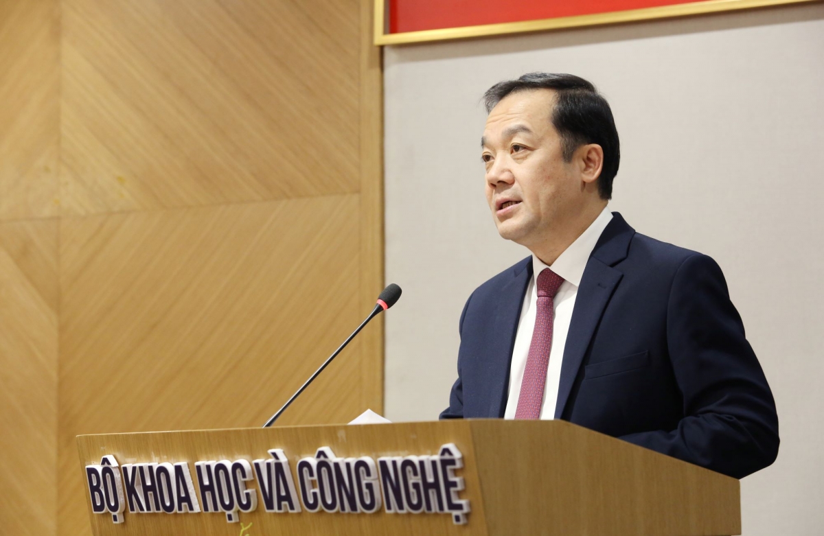 Thứ trưởng Bộ Khoa học và Công nghệ Phạm Đức Long (Ảnh: Mic)