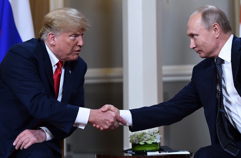Tổng thống Mỹ Donald Trump và Tổng thống Nga Vladimir Putin. Ảnh: Getty.