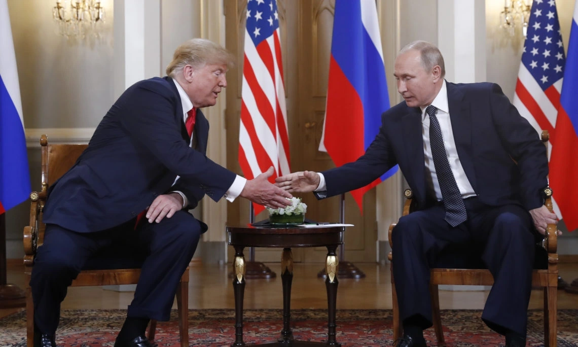Tổng thống Mỹ Donald Trump và Tổng thống Nga Vladimir Putin. Ảnh: Reuters