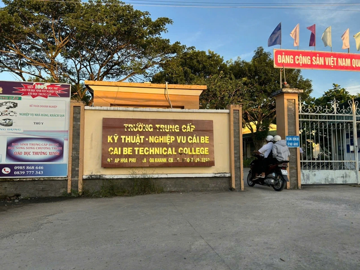 Trường Trung cấp - Kỹ thuật nghiệp vụ Cái Bè xảy ra chi sai hơn 1,7 tỷ đồng ảnh hưởng đến "nợ" lương giáo viên