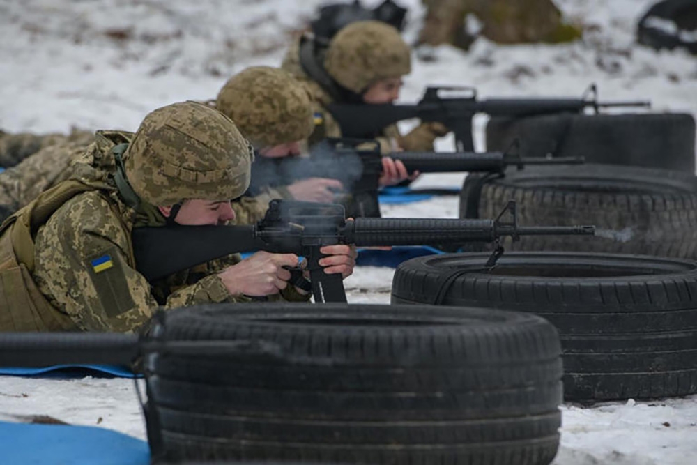 Quân đội Ukraine. Ảnh: Bloomberg News