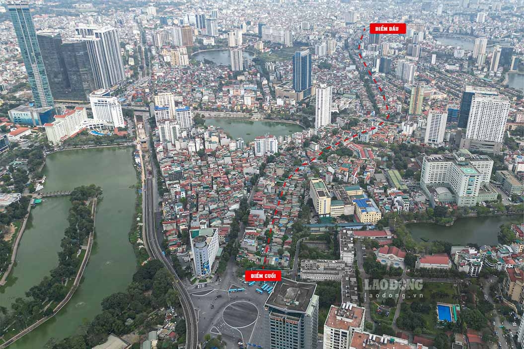 Tuyến đường vành đai 1 đoạn Hoàng Cầu - Voi Phục được Chính phủ phê duyệt vào cuối năm 2017, với tổng đầu tư hơn 7.200 tỉ đồng cho đoạn đường 2,2km.