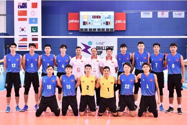 Vietnamese men's volleyball team will compete at AVC Champions League in Japan 
(Photo: AVC)