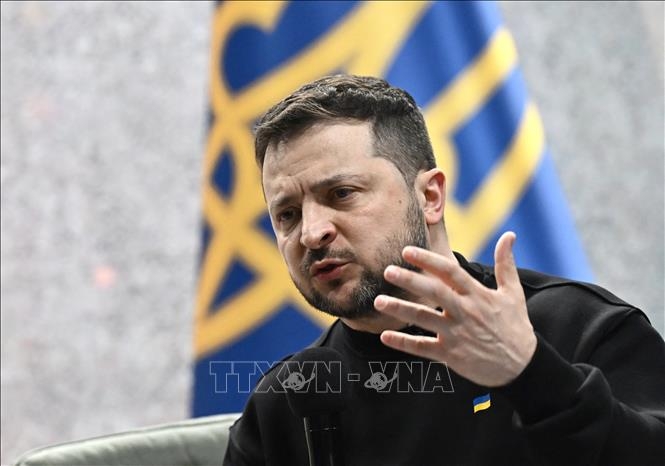 Tổng thống Ukraine Volodymyr Zelensky. (Ảnh: TTXVN)