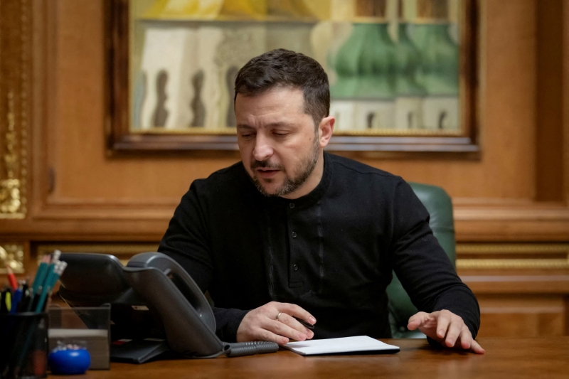 Tổng thống Ukraine Volodymyr Zelensky. Ảnh: Reuters.