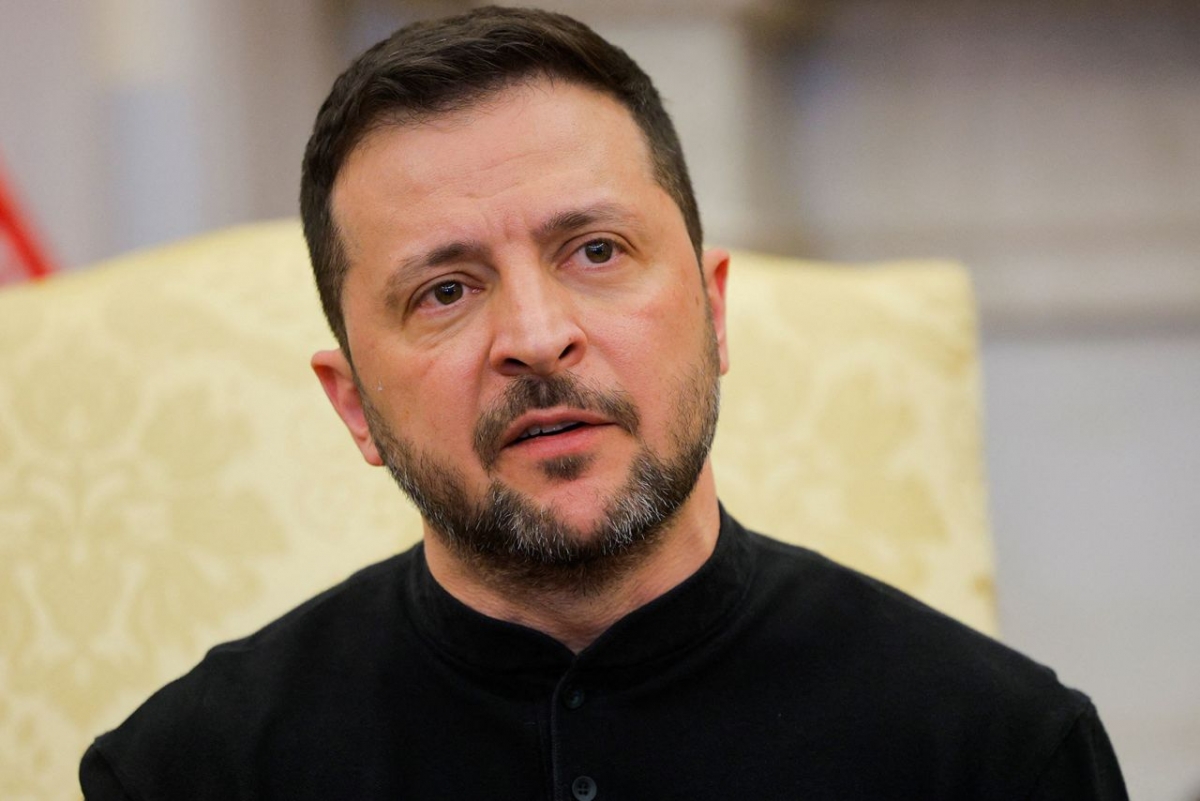 Tổng thống Ukraine Volodymyr Zelensky. Ảnh: Reuters