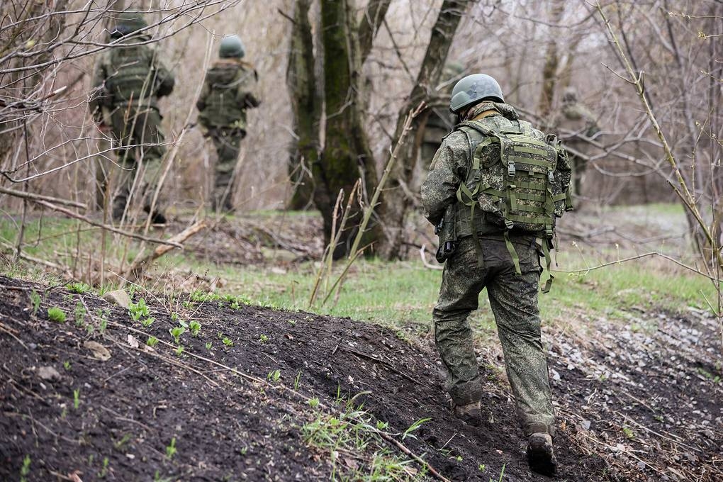 Binh sỹ Nga đẩy lùi Ukraine ra khỏi Kursk. Ảnh: Tass