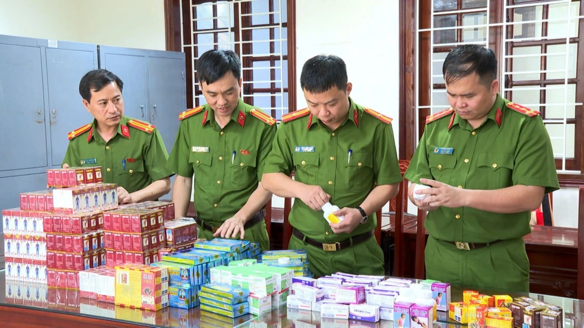 Phòng Cảnh sát kinh tế Công an tỉnh Thanh Hóa triệt phá đường dây sản xuất, buôn bán thuốc tân dược giả qui mô lớn với nhiều thủ đoạn tinh vi