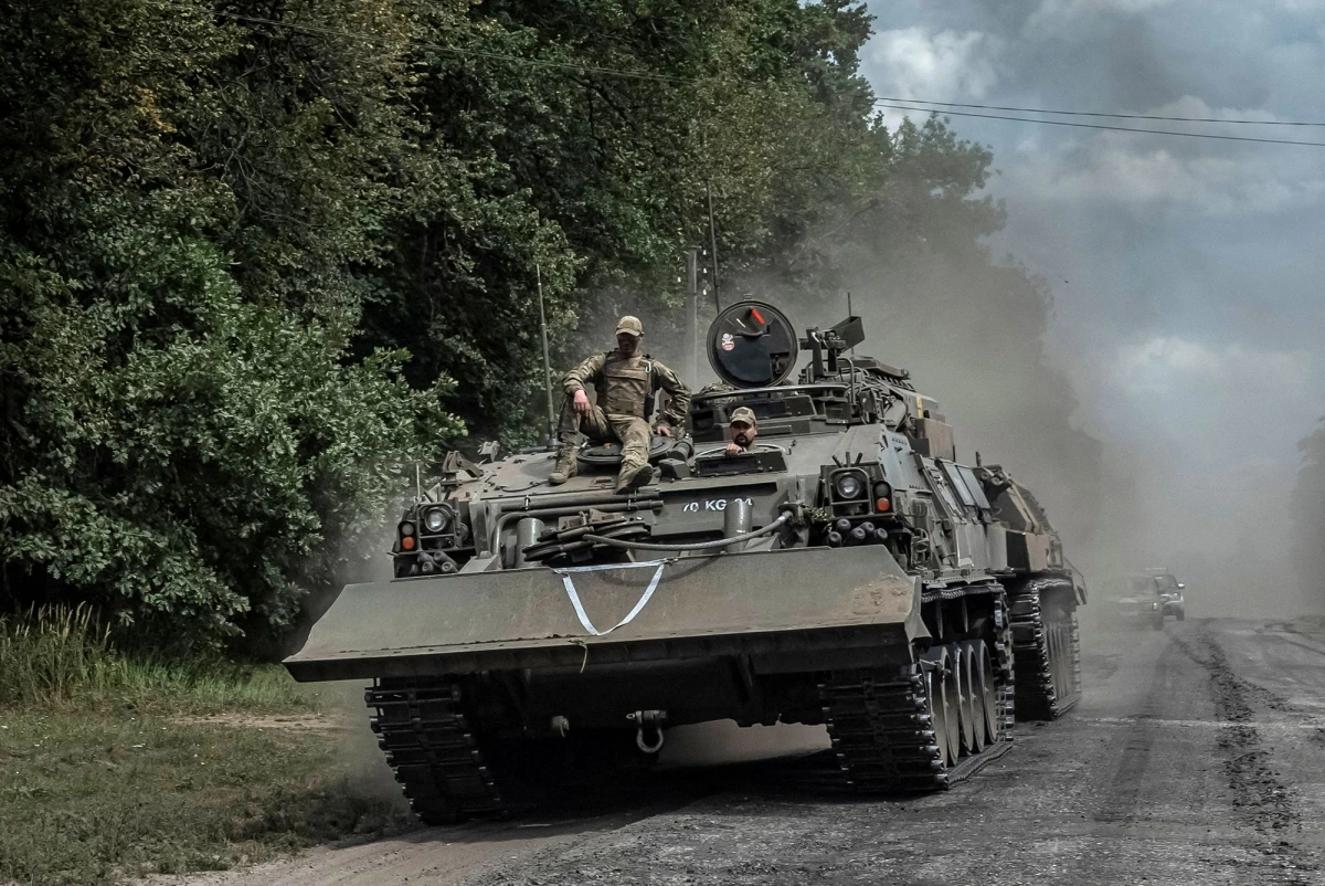 Quân đội Ukraine trên chiến trường. Ảnh: Reuters