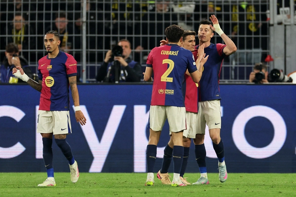 Barca vất vả giành vé vào bán kết Cúp C1 châu Âu. (Ảnh: Reuters). 