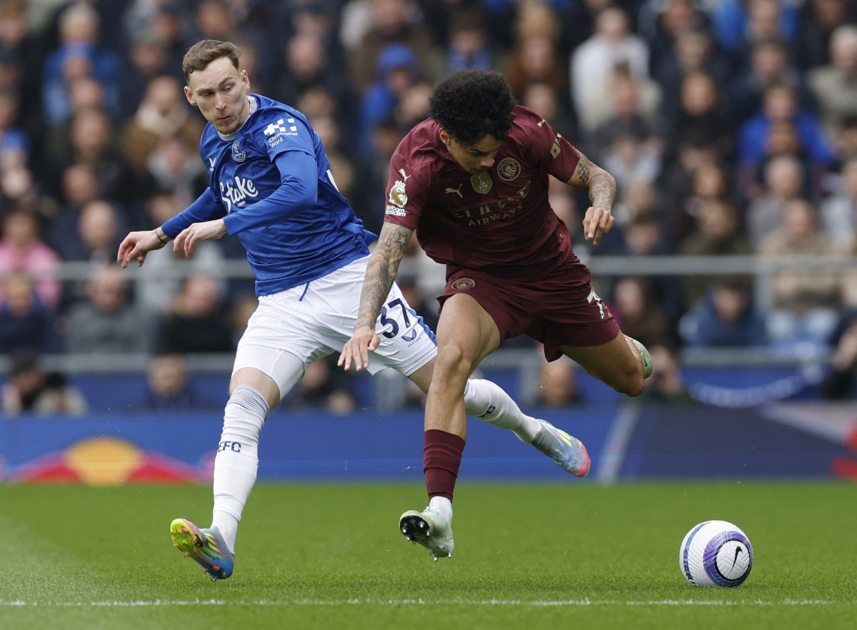 Man City đang gặp nhiều khó khăn trước Everton. (Ảnh: Reuters). 