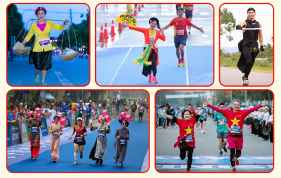 Người tham gia được khuyến khích mặc trang phục sáng tạo lấy cảm hứng từ lịch sử, văn hóa địa phương nhằm thể hiện rõ chủ đề “Hào khí Thủy Nguyên”
