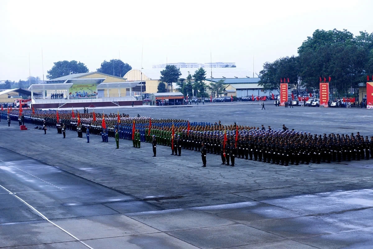 The joint rehearsal consists of two main parts - the ceremonial segment representing the rituals of the Party and the State, and the military parade featuring various armed forces units.