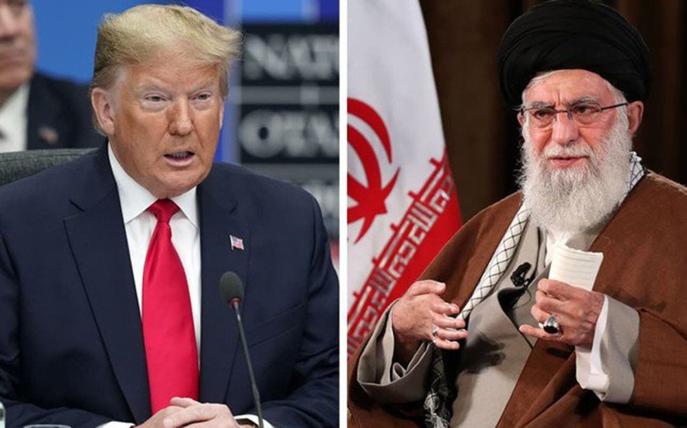 Ông Trump (trái) và Lãnh tụ tối cao Iran Ayatollah Ali Khamenei (phải). Ảnh: Getty