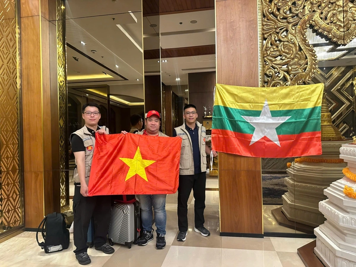 Cục Quản lý đê điều và Phòng chống thiên tai, Bộ Nông nghiệp và Môi trường cử 3 thành viên tham gia Đoàn công tác đến Yangon, Myanmar