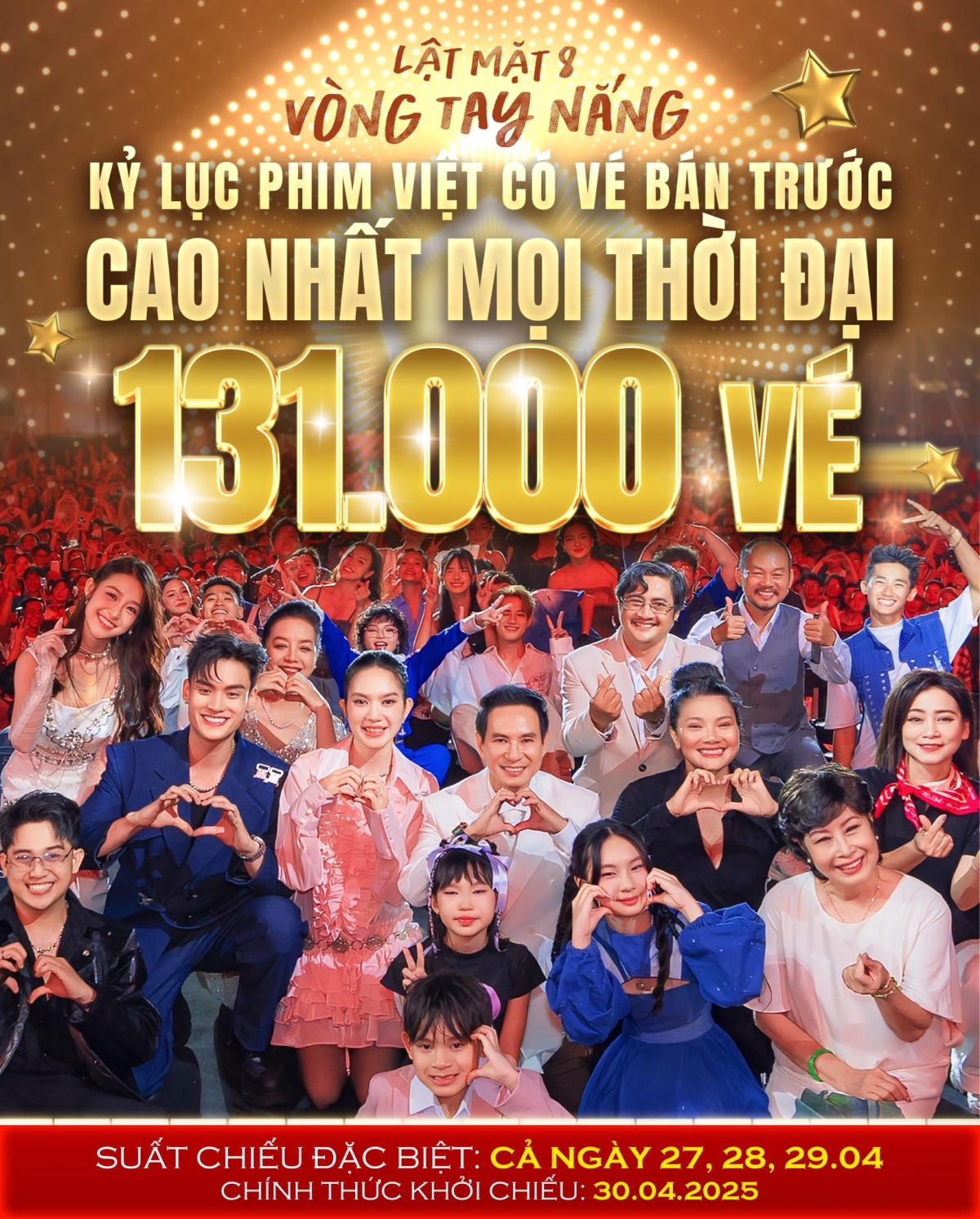 "Lật mặt 8" trở thành phim Việt có vé bán trước cao nhất mọi thời đại