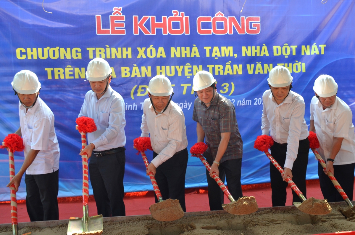 Tỉnh Cà Mau sẽ hoàn thành Chương trình xóa nhà tạm, dột nát trong tháng 6 tới
