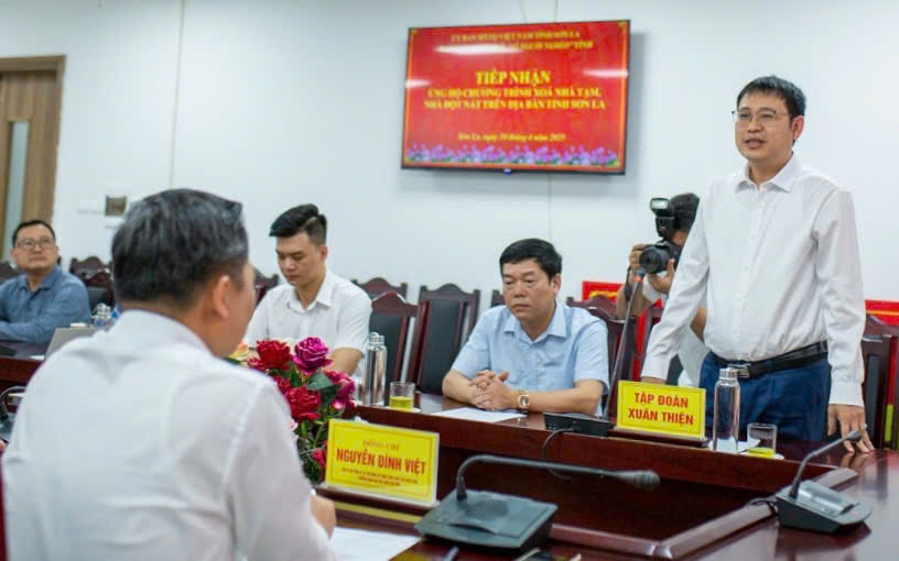 Ông Nguyễn Huy Hoàng cho biết Tập đoàn Xuân Thiện sẽ tiếp tục đầu tư vào Tỉnh Sơn La trong thời gian tới.
