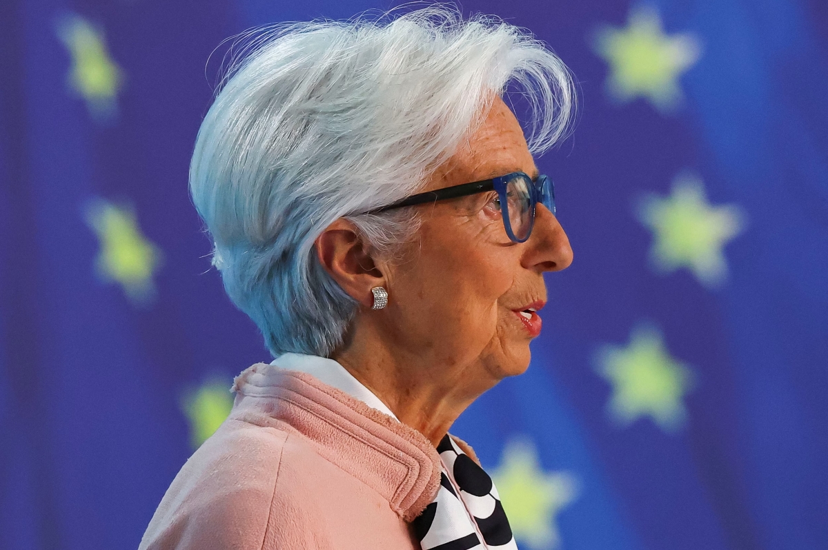 Chủ tịch ECB Christine Lagarde. (Ảnh: Reuters)