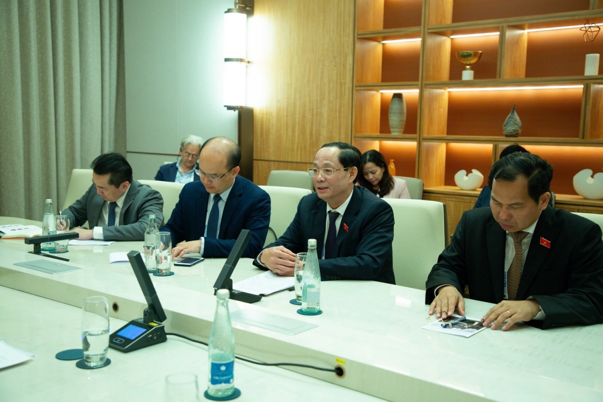 Phó Chủ tịch Quốc hội Trần Quang Phương gặp Phó Chủ tịch Quốc hội Thuỵ Điển
