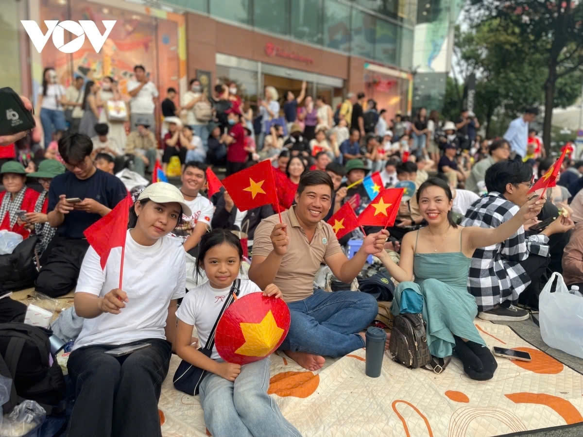 Citizens eagerly await the most special parade in the past 50 years.