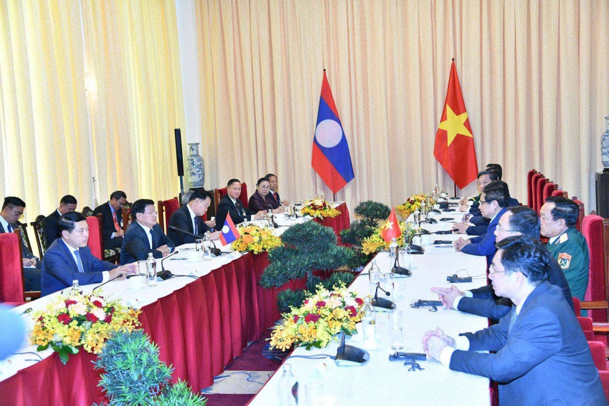 Toàn cảnh buổi tiếp.