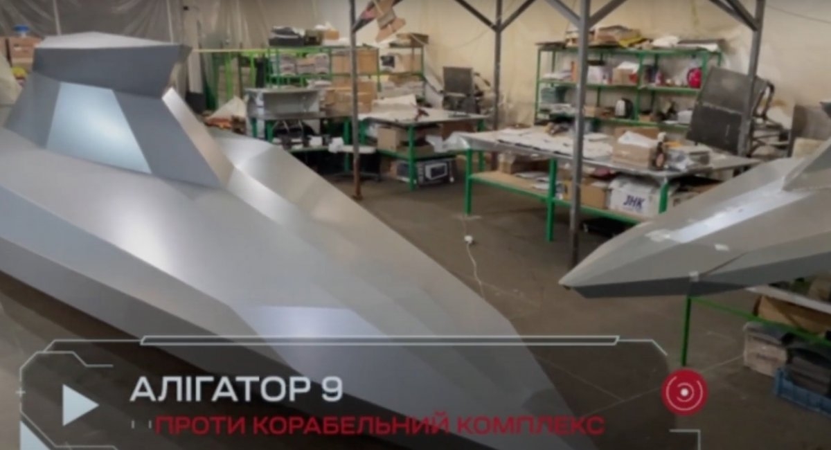 Tàu không người lái Alligator-9 của Ukraine. Ảnh cắt từ video.