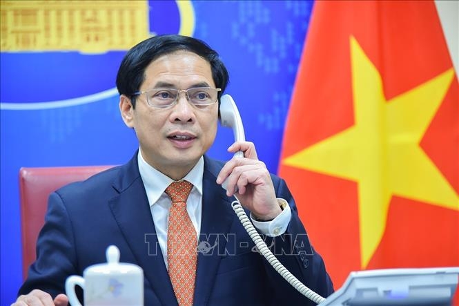 Phó Thủ tướng Chính phủ, Bộ trưởng Ngoại giao Bùi Thanh Sơn. Ảnh: TTXVN