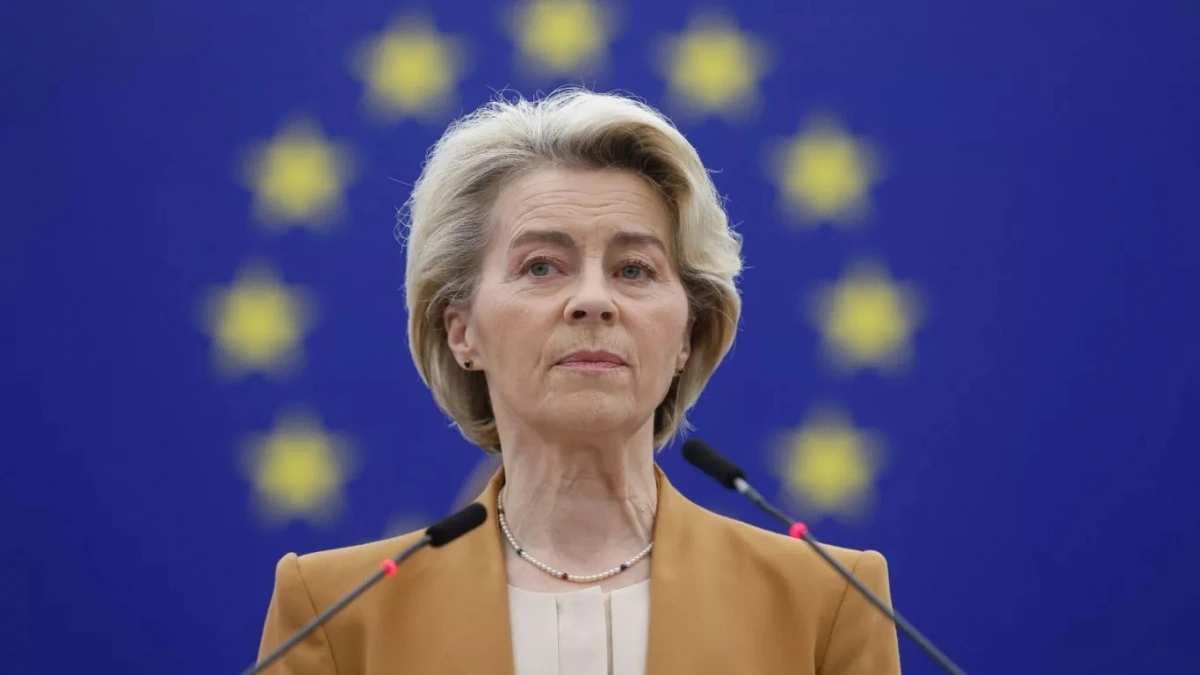 Chủ tịch EC Ursula von der Leyen (Ảnh: Euronews.com)