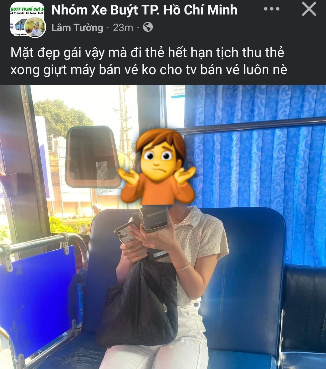 Ảnh bài đăng gây bức xúc trên mạng xã hội (ảnh chụp màn hình)