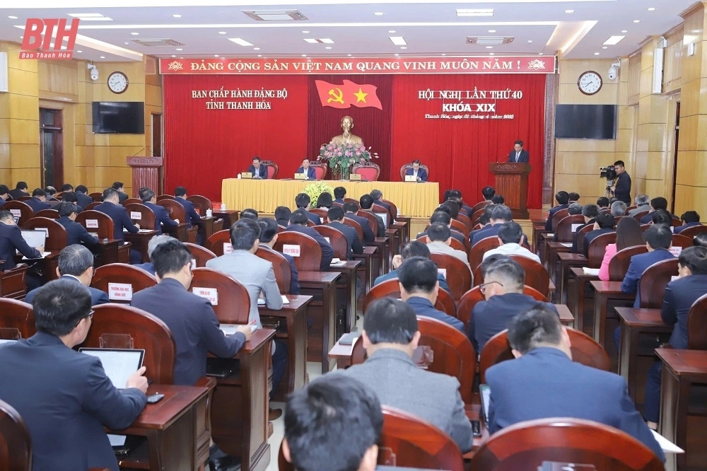 Hội nghị Ban chấp hành Đảng bộ tỉnh Thanh Hóa (ảnh minh họa)