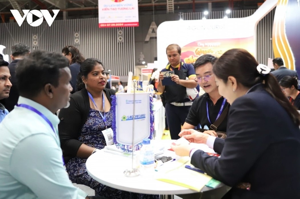 Trade matchings at ITE HCMC 2024 help to introduce Vietnamese and international tourism products to visitors.
