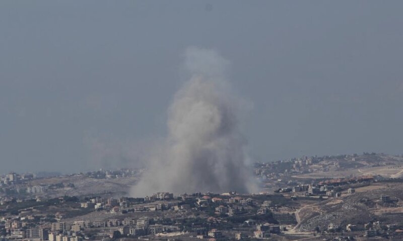 Một vụ không kích của Israel vào Lebanon. Ảnh: Xinhua