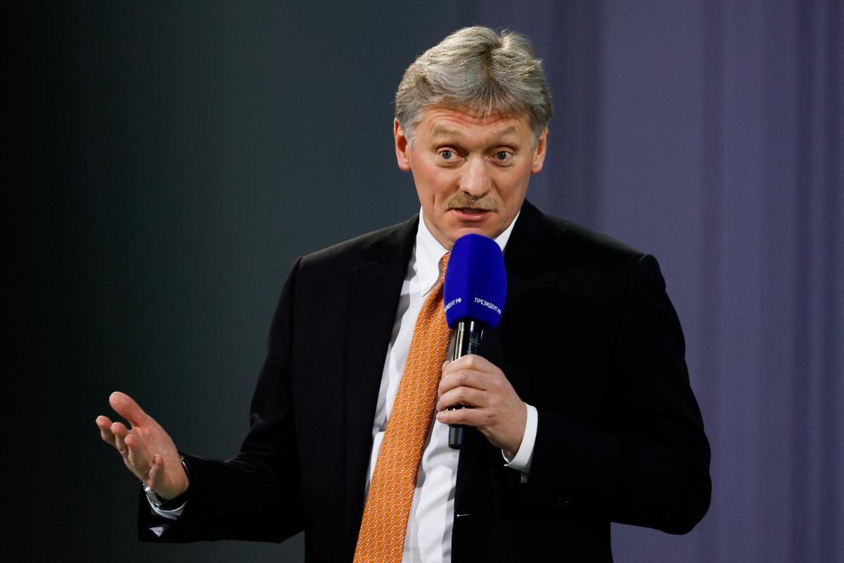 Phát ngôn viên Điện Kremlin, ông Dmitry Peskov. Ảnh: Reuters
